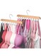 2 Pack Tank Top Hangers Space Saving, Bra Hangers for Closet Organizer, Bra Organizer for Closet, Space Saving Organizers and Storage for Dorm &amp; Apartment for Tankto(Wooden)