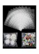 Dot Frosted Candy Bags Set Clear/White