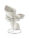 Symphony French Fries Holder With Saucer &amp; Salt Shaker - 3 Pieces,White