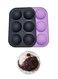 2 Piece 6 Hole Hemisphere Silicone Dessert Mold
