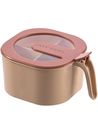 Pokerty9 Container, Spoons 4 In 1 Seasoning Box Non Slip Bottom for Kitchen ()