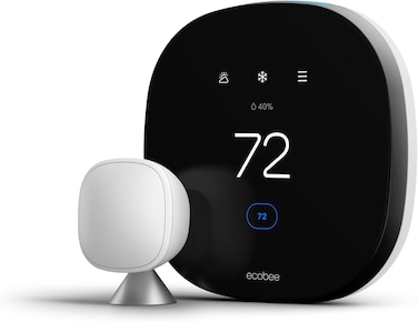 ecobee pro Smart Thermostat Premium with Sensor - Black (International Version)