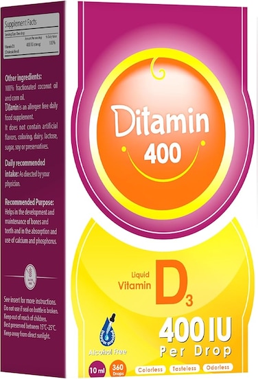 Ditamin 400 Liquid Vitamin D3 400 IU 10ml
