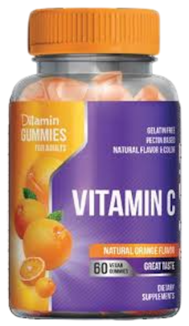 DITAMIN VITAMIN C GUMMIES 60`S