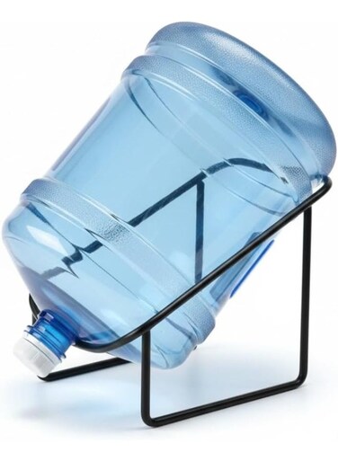 Heavy-Duty Bottle Storage Rack &acirc;&euro;&ldquo; Metal Jug Dispenser Stand for 18L&acirc;&euro;&ldquo;20L Bottles, Anti-Slip U-Shaped Steel Frame, Easy Pouring, Space-Saving Bottle Holder for Home &amp; Office