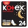 Kotex Maxi Protect Thick Sanitary Pads With Wings For Overnight Protection, Pack of 24's