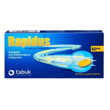 Rapidus 50Mg 20 Tablets