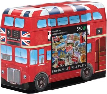 Eurographics Puzzle In Tin 550 London Bus