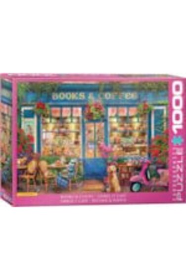 Eurographics Puzzle Books &amp; Coffee 1000-Pcs 6000-5869