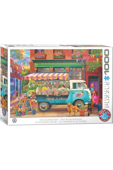Eurographics Puzzle 1000-Pcs The Flower Van 6000-5917
