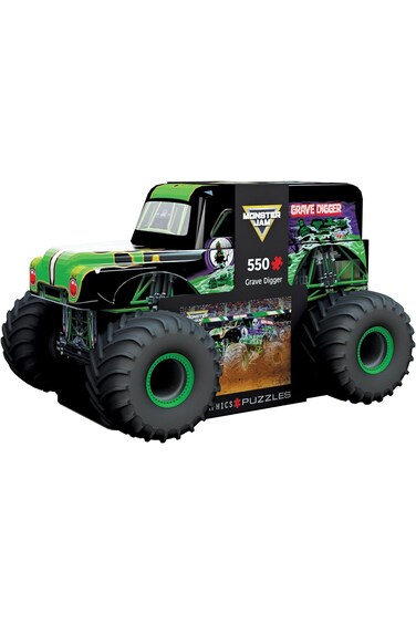 Eurographics Puzzle In Tin 550-Pcs Monster Jam Grave Digger 8551-5943