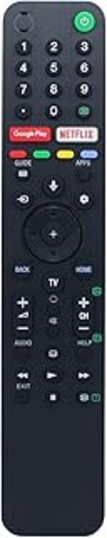 Azwok RMF-TX500P Voice Remote Control Replacement for Sony TV KD-43X7400H KD-55X7400H KD-65X7400H KD-43X7500H KD-49X7500H KD-55X7500H KD-85X8500G KD-75X8500G KD-65X8577G KD-65X8500G KD-55X8577G