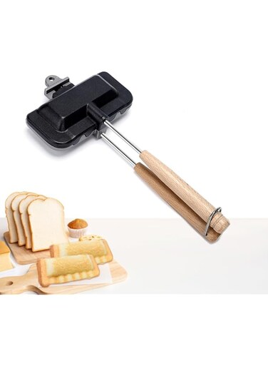 NALACAL Hot Sandwich Maker, Double-Sided Sandwich Baking Pan, Double Sided Frying Pan for Breakfast, Hot Dog Toaster, Campfire Sandwich Maker