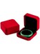 Empty velvet jewelry box red color