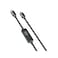 Powerology 240W USB-C to USB-C Cable with TFT Display, PD 3.1 Fast Charging, Advanced E-Marker Chip, 1.2m Cable Length, Durable Zink Alloy Shell - Black