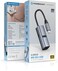 Powerology Aluminum Mini USB-C Hub Compact Multi-Port USB-C Adapter with High-Speed Data Transfer