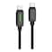 Powerology 60W Braided USB-C to USB C Cable, PD 60W, 1.2 Meter Length, 480 Mbps Data Transfer Speed, Braided PVC &amp; Zinc Alloy Material, Best Type C Cable for iPhone 17/16/15, S25/S24/S23 &ndash; Black