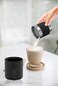 LePresso Foamflex Hot &amp; Cold Milk Frother with Detachable Cup, 500W Rated Power, 500mL Capacity, Upgraded Magnetic Structure, UK 3-Pin Plug, Durable &amp; Easy-to-Clean Design - Black