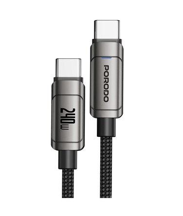 كابل PowerSync USB-C عالي السرعة بقوة ٢٤٠ واط