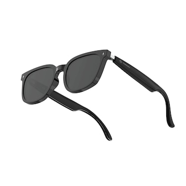 Powerology Smart Audio Sunglasses, UV Protection, 6 Hours Talk Time, 8 Hours Play Time, Bluetooth 5.4, Magnetic Charging, Auto-Pairing, Smart Touch Control &ndash; Black