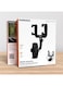 Porodo Rearview Mirror Phone Holder &ndash; Adjustable Bracket Car Mount with 360&deg; Rotation, Secure Grip, Hands-Free Viewing, Universal Smartphone Compatibility &ndash; Black