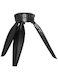 Porodo Lifestyle Handheld Ring Grip Camera &amp; phone vlogging light with Desktop support &amp; Phone clamp - Black