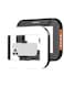 Porodo Lifestyle Handheld Ring Grip Camera &amp; phone vlogging light with Desktop support &amp; Phone clamp - Black