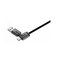 Porodo 4 in 1 240W Silicone Fast Charging Cable &ndash; Black, Multi-Port USB-C Power Delivery High-Speed Charging Cable for Laptop, Tablet &amp; Smartphone