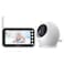 Porodo Lifestyle Lumi Baby Smart Monitor with Camera, 4.3" Display, 720P HD Video, Night Vision, Two-Way Audio, VOX Mode, Crying Alarm, Temperature Detection, Feeding Reminder, 8 Lullabies