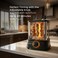 Porodo Lifestyle Electric Rotisserie Kebab Grill &ndash; Smokeless Indoor &amp; Outdoor Cooking, 10 Skewers, 360&deg; Rotation, Removable Drip Tray, Stainless Steel Material