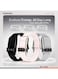 Smart Bracelet Fitness Tracker with Display APP, Water Resistant, Activity Tracker, Up to 10 Days Working Time, Multiple Exercise Tracking Modes - Silver