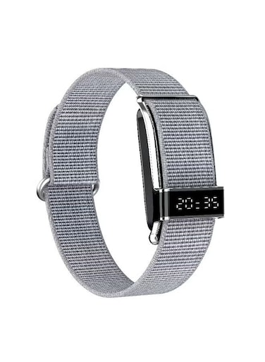 Smart Bracelet Fitness Tracker with Display APP, Water Resistant, Activity Tracker, Up to 10 Days Working Time, Multiple Exercise Tracking Modes - Silver