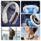 Porodo Chillo Zen Neck-Hanging Cooling Fan with Dual Semiconductor Cooling Plates, Intelligent LED Digital Display, 3000mAh Rechargeable Battery, USB-C Fast Charging and 6-Speed Airflow