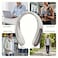 Porodo Chillo Zen Neck-Hanging Cooling Fan with Dual Semiconductor Cooling Plates, Intelligent LED Digital Display, 3000mAh Rechargeable Battery, USB-C Fast Charging and 6-Speed Airflow