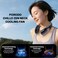 Porodo مروحة تبريد للرقبة Chillo Zen مع لوحَي تبريد بتقنية أشباه الموصلات، شاشة LED رقمية ذكية، بطارية قابلة لإعادة الشحن 3000 مللي أمبير، شحن سريع USB-C و6 مستويات لتدفق الهواء