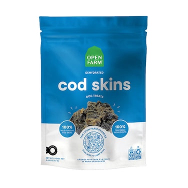Open Farm Dehydrated Cod Skin Dog Treat 63G
