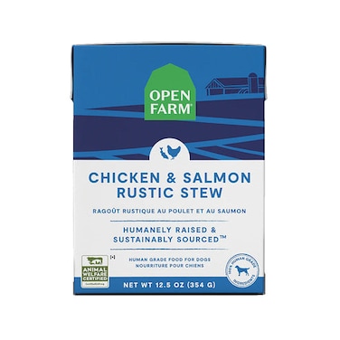 Open Farm Chicken &amp; Salmon Rustic Stew Wet Dog Food 354G
