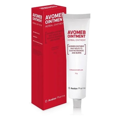 Avalon Avomeb Herbal Ointment For Burns, Wounds &amp; Skin Ulcers 70g