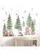 Amimagen Large Pine Tree Forest Animal Wall Stickers - Mountain Tree Bear Fox Rabbit Wall Decals - Baby Nursery Kids Girls Boys Room Daycare Playroom Classroom Wall Decor