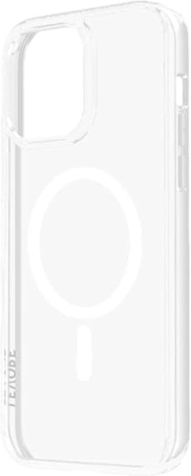 LEVORE Magsafe Compatible Clear Case for iPhone 14 &ndash; Shockproof Silicone Cover with Strong Magnetic Ring, Anti-Yellowing, Wireless Charging Support
