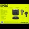 Goui G-EARTRA-3A True Wireless Earset with High Quality Sound and 16 Hours Playtime - Black &amp; Green