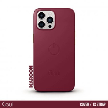 GOUI MAGNETIC CASE IPHONE 15 PRO MAX CHERRY RED