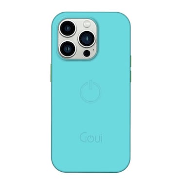 GOUI MAGNETIC CASE IPHONE 15 PRO MAX CYAN BLUE