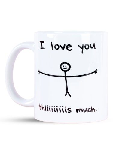 the Love I Love You This Much - Drinking Mug