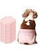 Cat Diapers, 10 Pieces of Disposable Pet Physiological Pants Female Dog Female Cat Stretch Wrap Diapers Super Absorbent Leak Proof Diapers Sanitary Napkins Pet Pull-ups (pink)