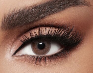 Diva Truffle 2Pack (-1.00) 3 Months Disposable Contact Lenses, Colored Contact Lenses, Cosmetic Contact Lenses, Brown Contact Lenses