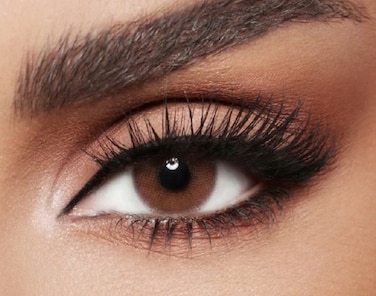 Diva Amande 2Pack (-2.75) 3 Months Disposable Contact Lenses, Colored Contact Lenses, Cosmetic Contact Lenses, Brown Contact Lenses