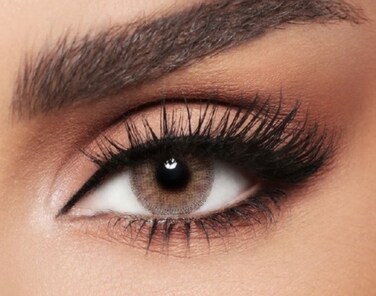 Diva Latte 2Pack (-1.00) 3 Months Disposable Contact Lenses, Colored Contact Lenses, Cosmetic Contact Lenses, Brown Contact Lenses