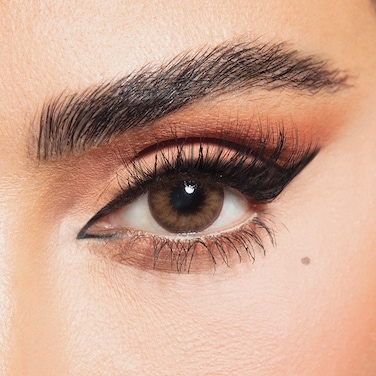 Diva Beton 2Pack (-2.00) 3 Months Disposable Contact Lenses, Colored Contact Lenses, Cosmetic Contact Lenses, Brown Contact Lenses