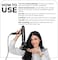 Clara Ionic Shine-Boost Power Blow Dryer, 2000W Fast-Drying Hair Dryer with Ionic Engine, Anti-Flyaway Technology &amp; Shine Booster - 3 Heat &amp; Power Settings, Auto-Cleaning &amp; Travel Case, Black